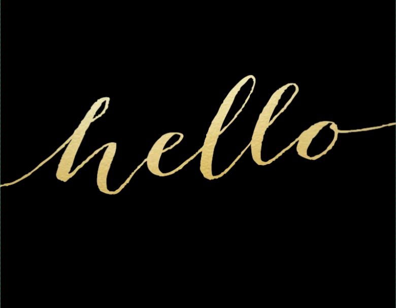 Hello - Personal greeting from Sara